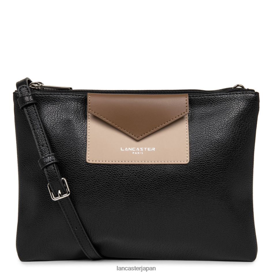 バッグ Lancaster Paris ダブルクラッチマヤ軽量 ノワール・ヌード・ビジョン 女性 VB8ZLR652