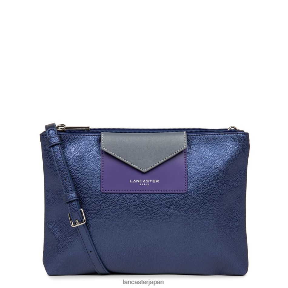 バッグ Lancaster Paris ダブルクラッチマヤ軽量 サフィールバイオレットグリス 女性 VB8ZLR654