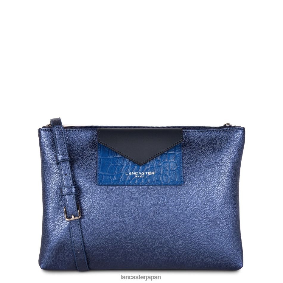 バッグ Lancaster Paris ダブルクラッチ マヤ 新型 サフィールブルー ロワブルー フォンセ 女性 VB8ZLR667