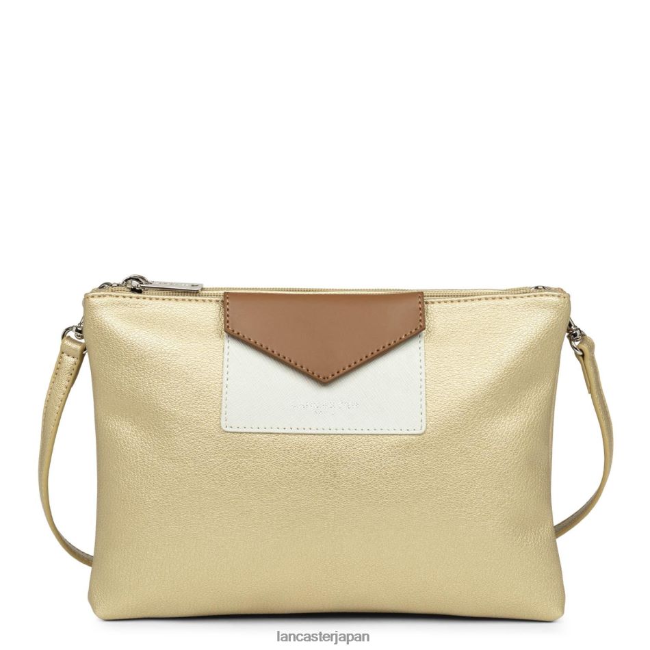 バッグ Lancaster Paris ダブルクラッチ マヤ 新型 またはマットベージュ-キャメル 女性 VB8ZLR673