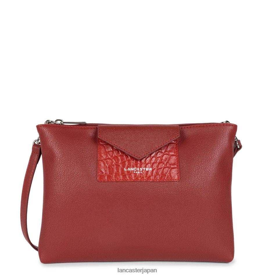 バッグ Lancaster Paris ダブルクラッチ マヤ 新型 カルミン・ルージュ・カルミン 女性 VB8ZLR675