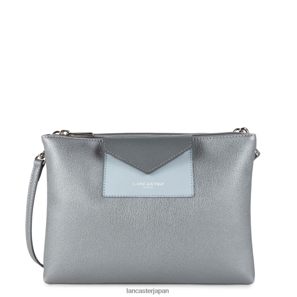 バッグ Lancaster Paris ダブルクラッチ マヤ 新型 アルジャン ブルー サンドルグリ 女性 VB8ZLR676