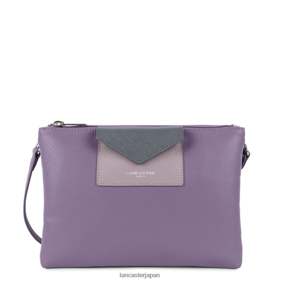 バッグ Lancaster Paris ダブルクラッチマヤ モーヴ・フォンセ・モーヴ・グリ 女性 VB8ZLR690