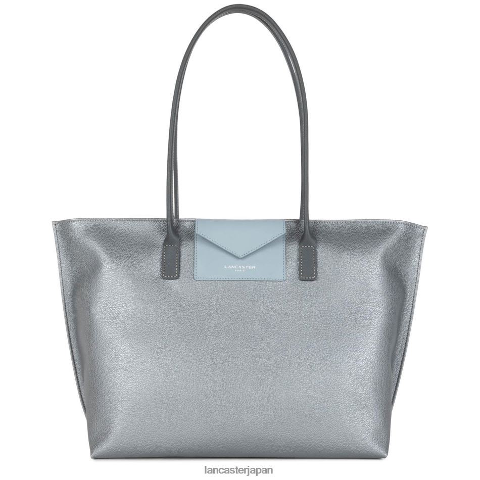 バッグ Lancaster Paris ラージトートバッグ マヤ 新品 アルジャン ブルー サンドルグリ 女性 VB8ZLR712