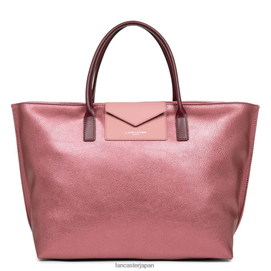 バッグ Lancaster Paris ラージトートバッグ マヤ 軽量 グレナ-ローズ アンティーク-ボルドー 女性 VB8ZLR732