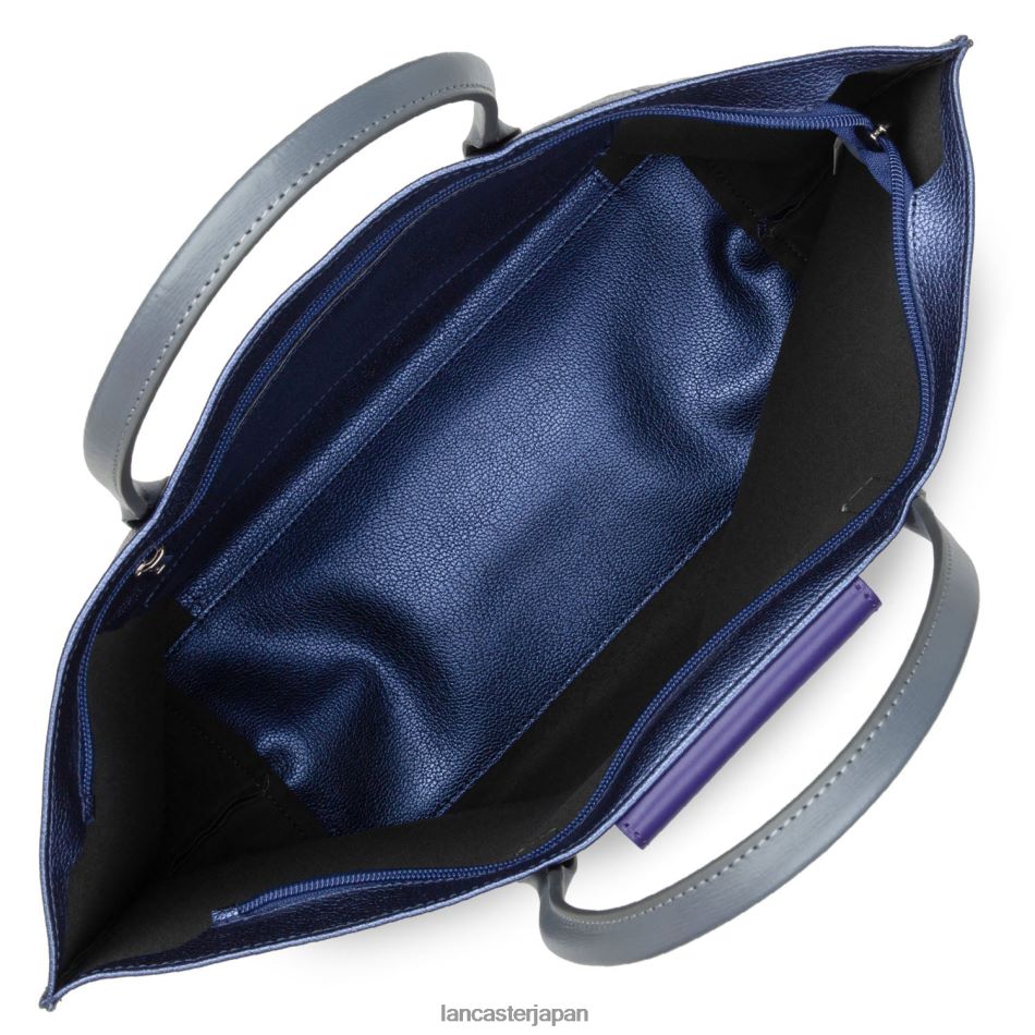バッグ Lancaster Paris ラージトートバッグ マヤ 軽量 サフィールバイオレットグリス 女性 VB8ZLR735