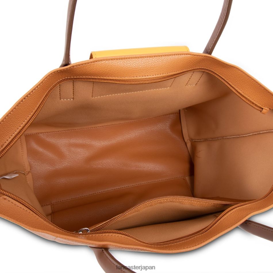 バッグ Lancaster Paris ラージトートバッグ マヤ ゴールド・ジョーヌ・ヴィゾン 女性 VB8ZLR739