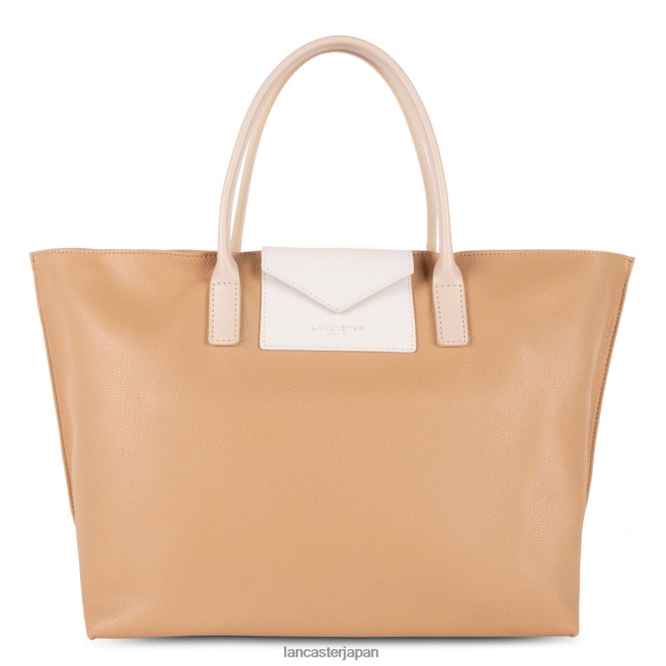 バッグ Lancaster Paris ラージトートバッグ マヤ ナチュレルエクリュヌードクレール 女性 VB8ZLR741