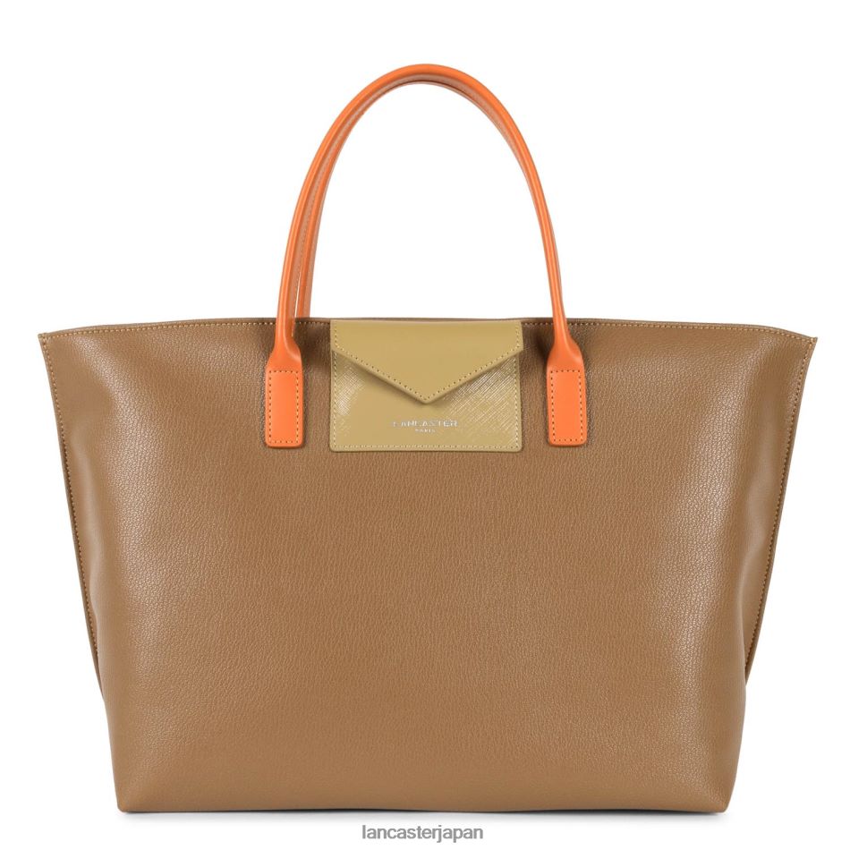 バッグ Lancaster Paris ラージトートバッグ マヤ キャメル-ナチュラル-オレンジ 女性 VB8ZLR749