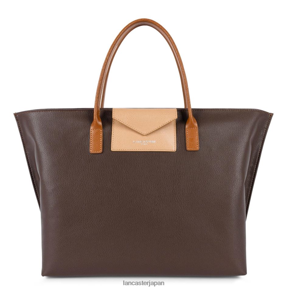 バッグ Lancaster Paris ラージトートバッグ マヤ マロン・ナチュレル・ラクダ 女性 VB8ZLR753