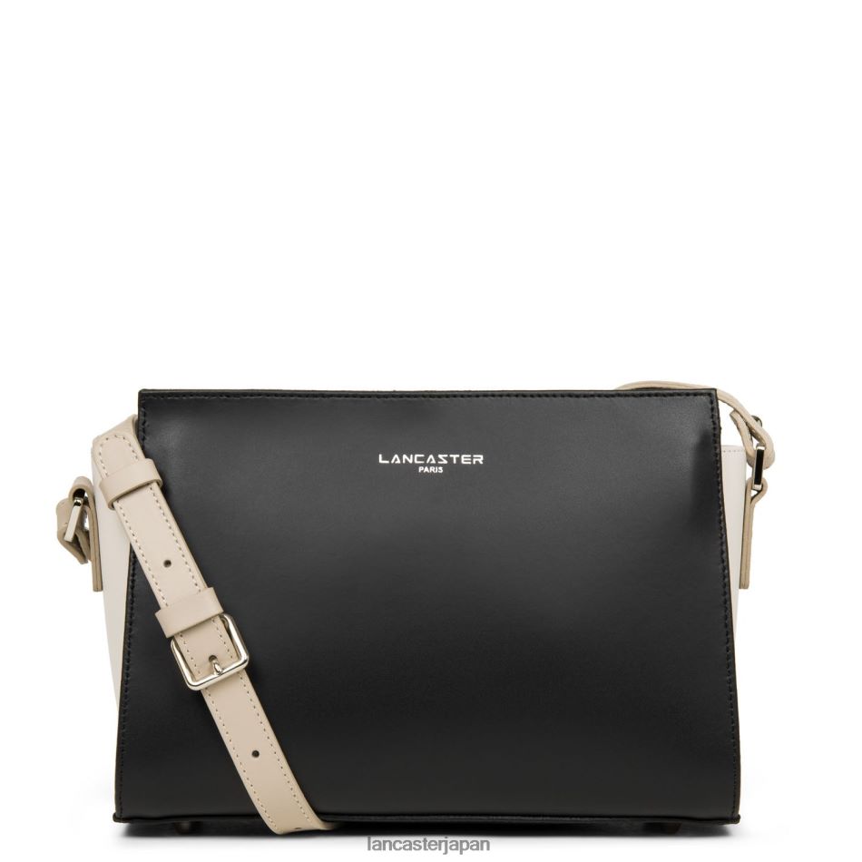 バッグ Lancaster Paris クロスボディバッグ スムース ノワール エクリュ ガレ ローズ 女性 VB8ZLR761