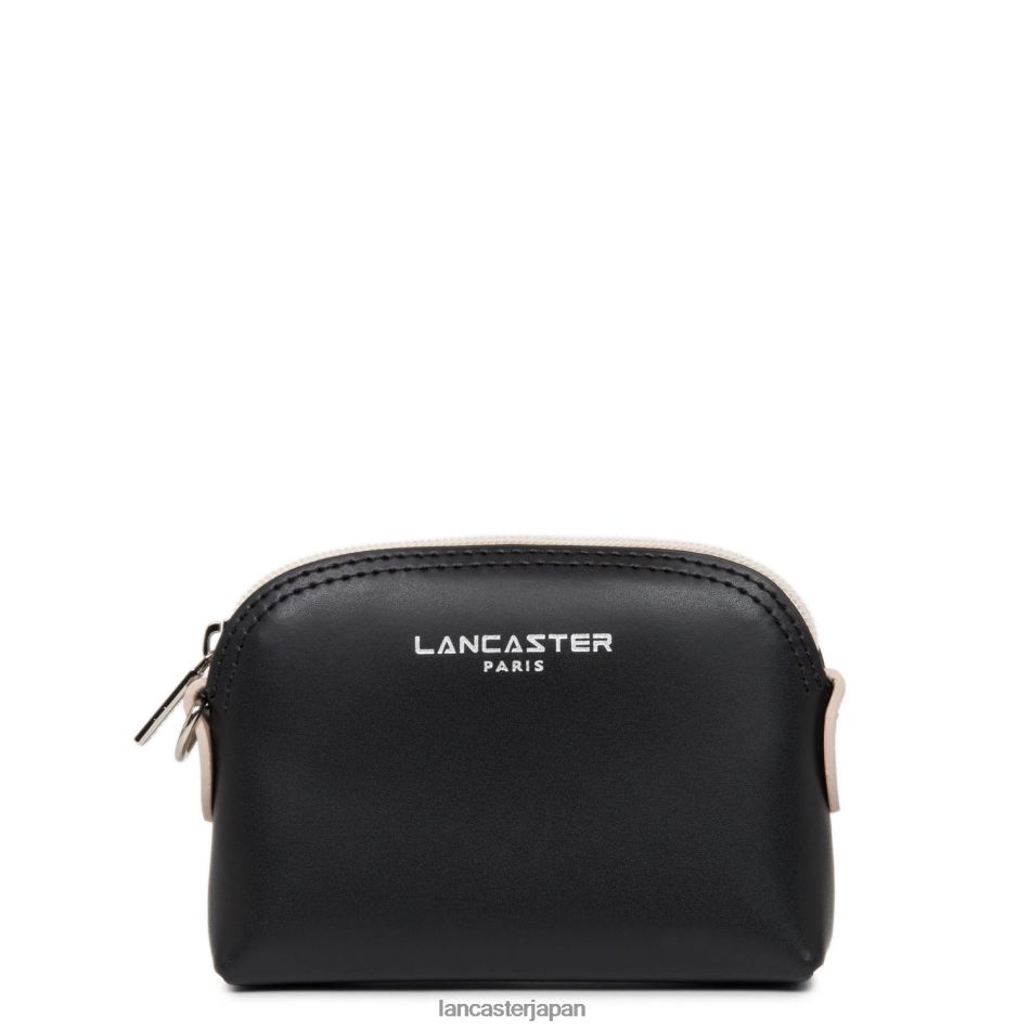 アクセサリー Lancaster Paris 小銭入れスムーズ ノワール エクリュ ガレ ローズ 女性 VB8ZLR851