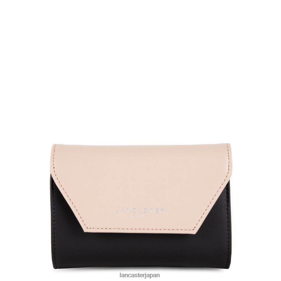 アクセサリー Lancaster Paris 背中合わせの財布がスムーズ ノワール・ヌード・クレア・ヌード・フォンセ 女性 VB8ZLR864