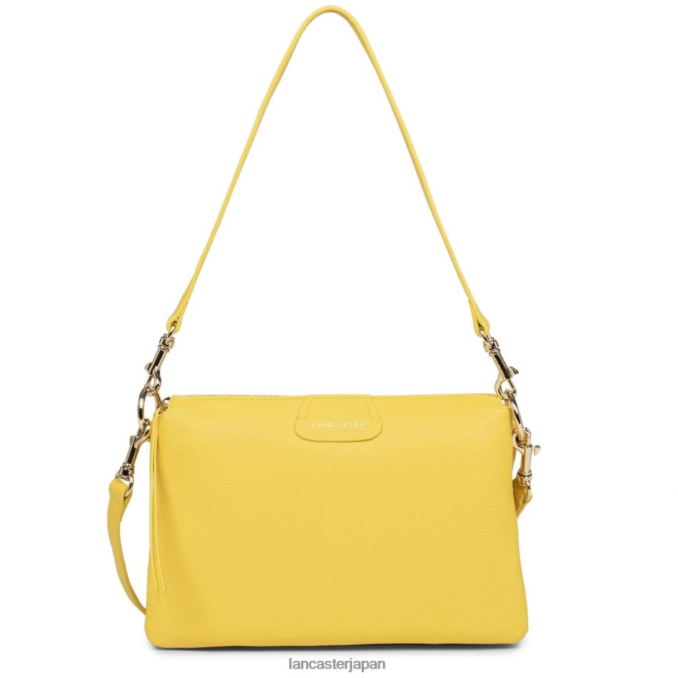 バッグ Lancaster Paris 大きなクラッチ砂丘 ジョーヌ 女性 VB8ZLR994