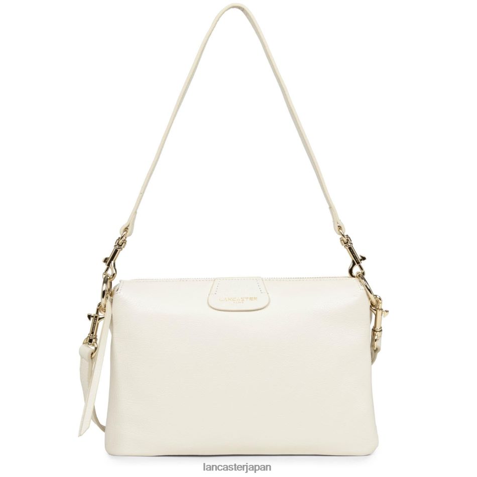 バッグ Lancaster Paris 大きなクラッチ砂丘 生成り 女性 VB8ZLR997