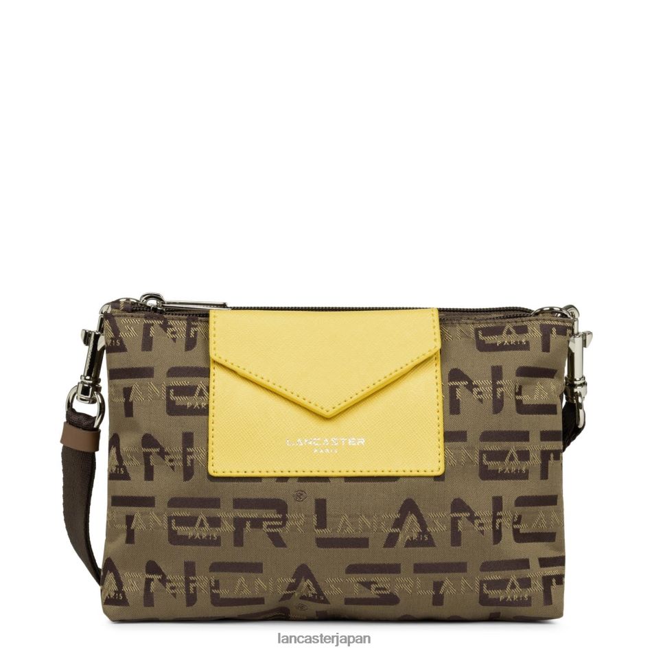 バッグ Lancaster Paris スモールクロスボディバッグ ロゴ kba マロン・ヴィゾン・ジョーヌ 女性 VB8ZLR1950