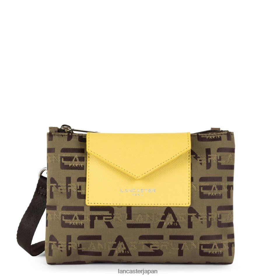 バッグ Lancaster Paris スモールクロスボディバッグ ロゴ kba マロン・ヴィゾン・ジョーヌ 女性 VB8ZLR1955