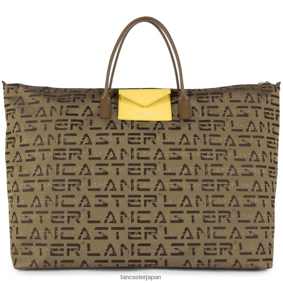 バッグ Lancaster Paris ウィークエンダー バッグ ロゴ kba マロン・ヴィゾン・ジョーヌ 女性 VB8ZLR2861