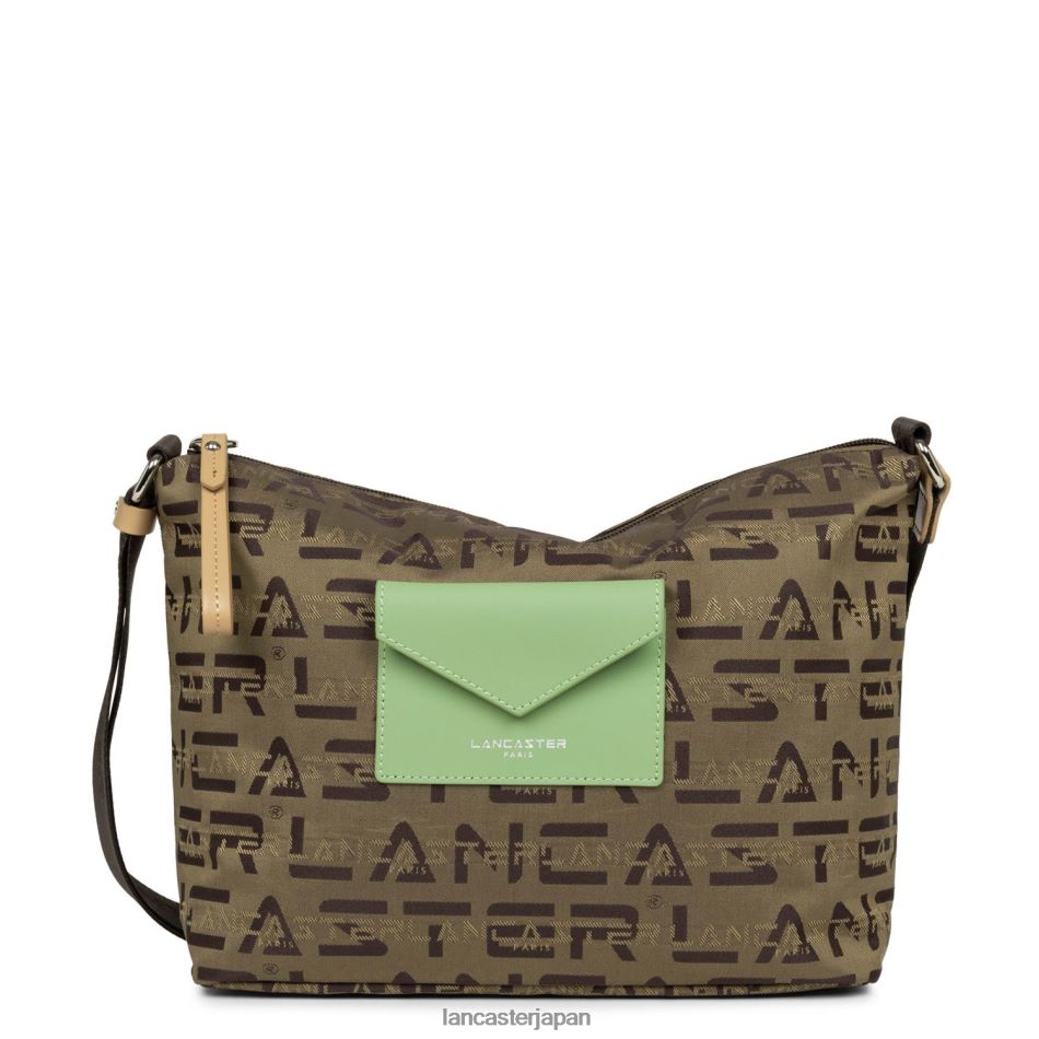 バッグ Lancaster Paris ショルダーバッグ ロゴ kba マロン・ナチュレル・ジェイド 女性 VB8ZLR3920