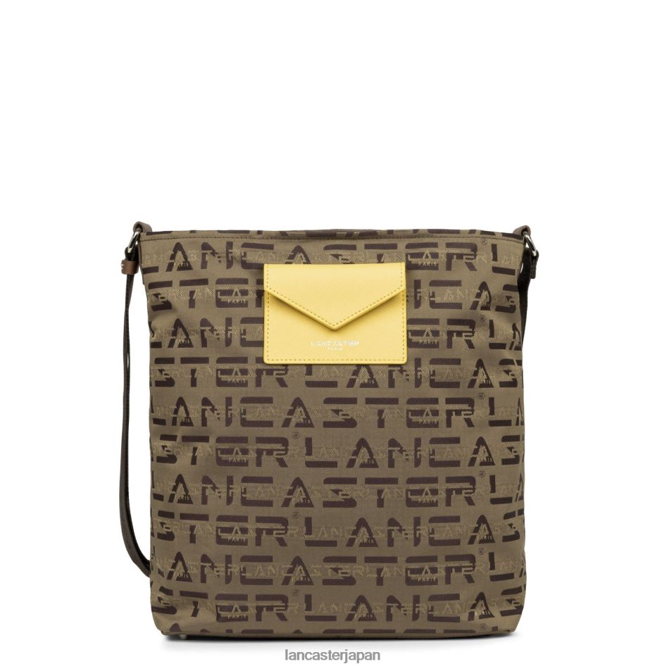 バッグ Lancaster Paris バケットバッグ ロゴ kba マロン・ヴィゾン・ジョーヌ 女性 VB8ZLR4232