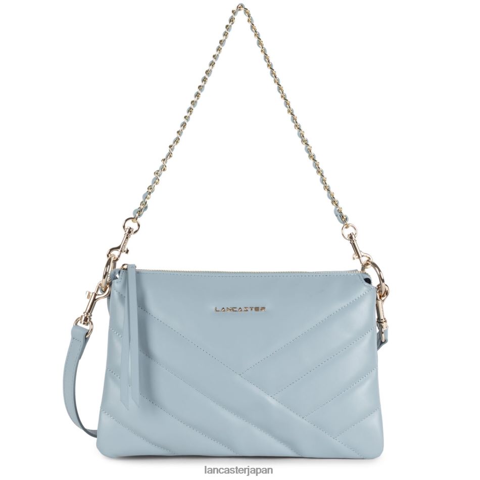 バッグ Lancaster Paris m クラッチ ソフトマトラッセ ブルーサンドル 女性 VB8ZLR1235