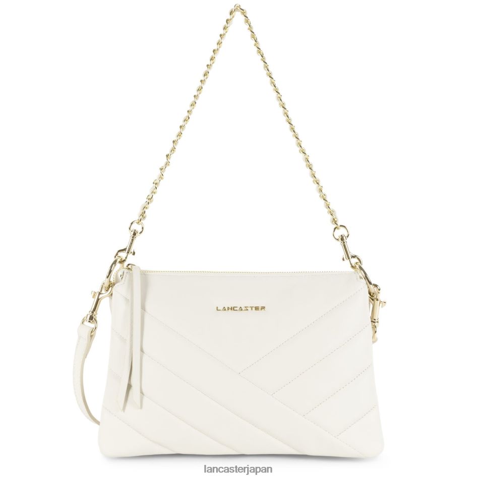 バッグ Lancaster Paris m クラッチ ソフトマトラッセ 生成り 女性 VB8ZLR1236