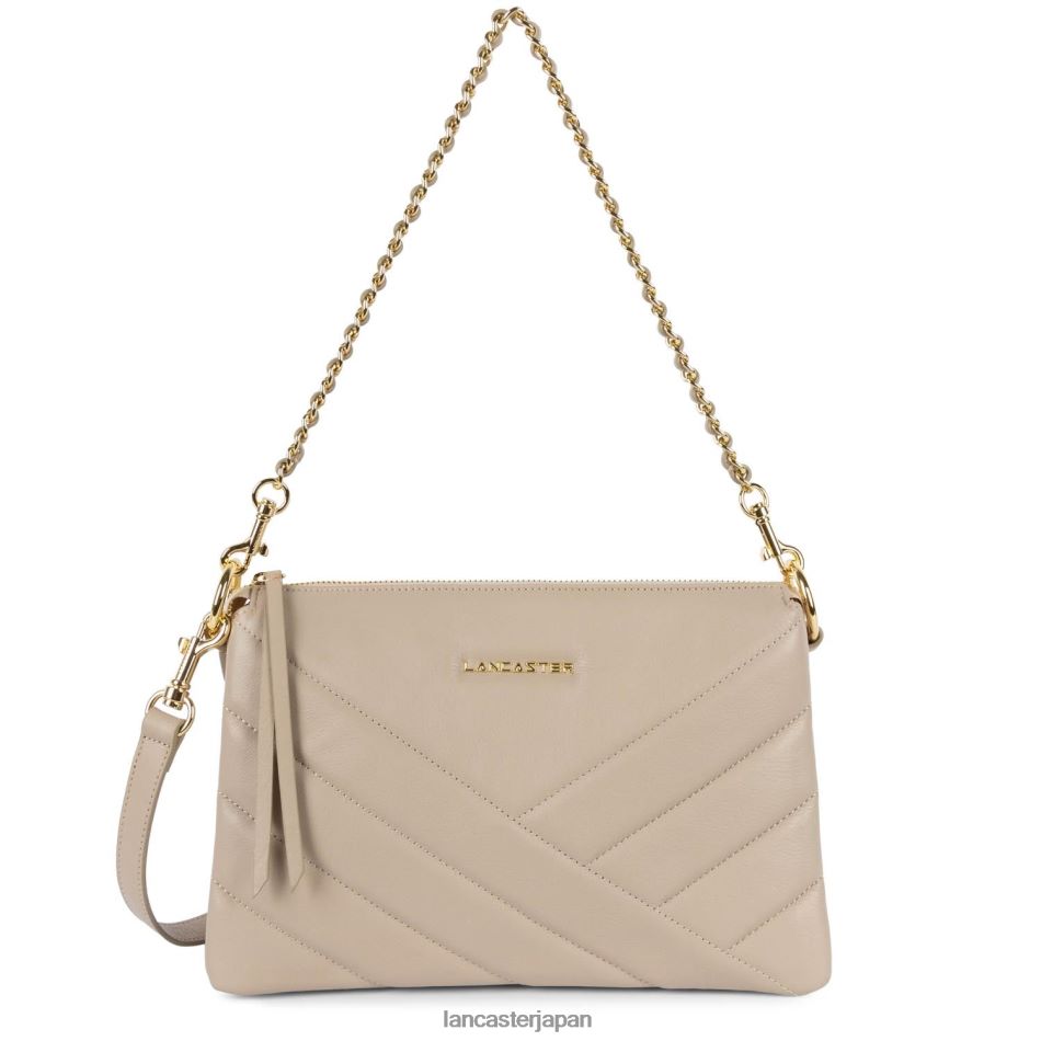 バッグ Lancaster Paris m クラッチ ソフトマトラッセ ベージュ 女性 VB8ZLR1238