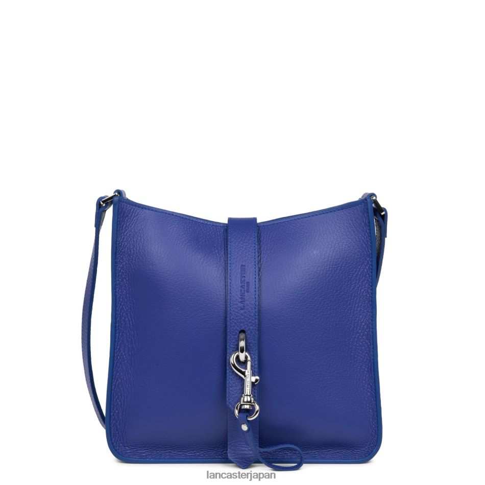 バッグ Lancaster Paris m クロスボディバッグ フーロン ダブルフック ブルー エレクトリック イン ヴェール 女性 VB8ZLR1536