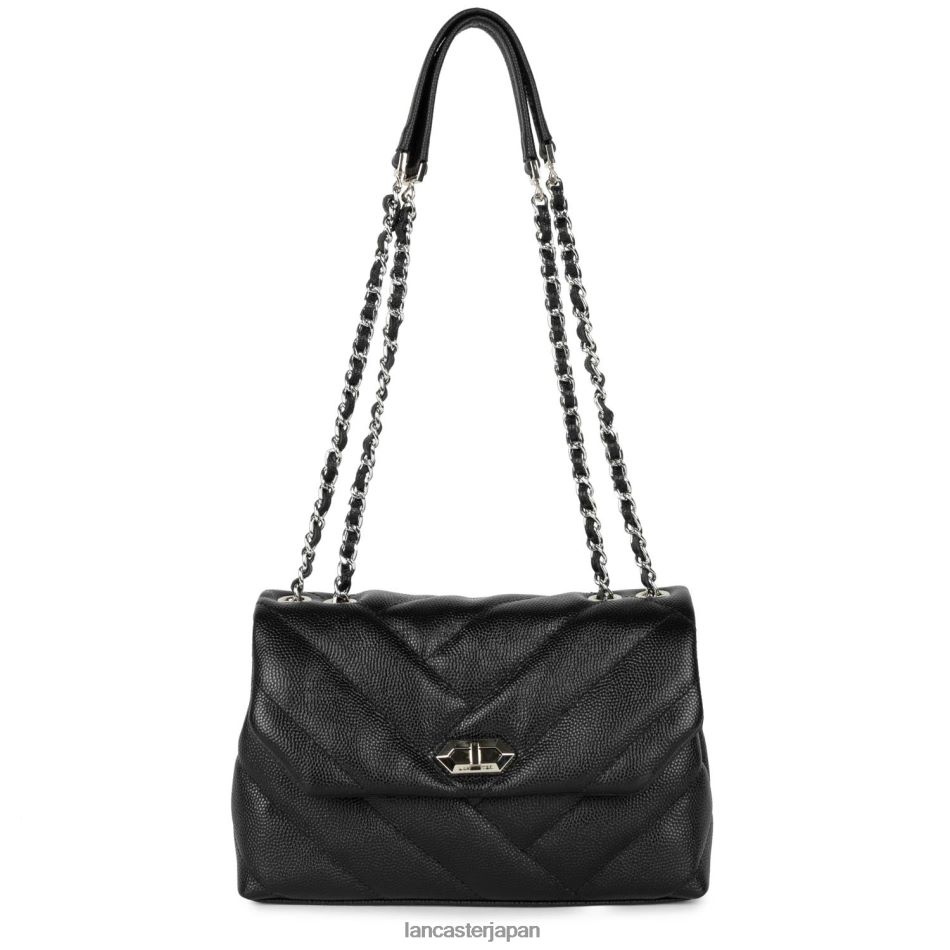 バッグ Lancaster Paris m クロスボディバッグ キャビア マトラッセ ノワール 女性 VB8ZLR2002