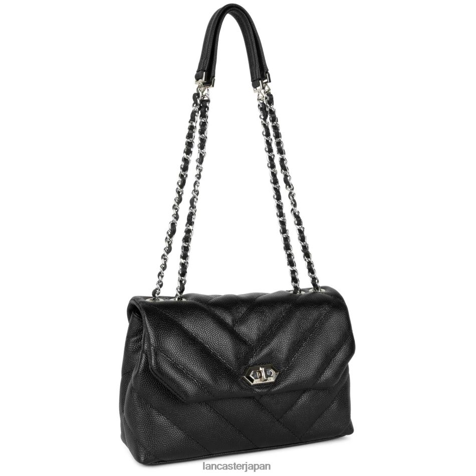 バッグ Lancaster Paris m クロスボディバッグ キャビア マトラッセ ノワール 女性 VB8ZLR2002