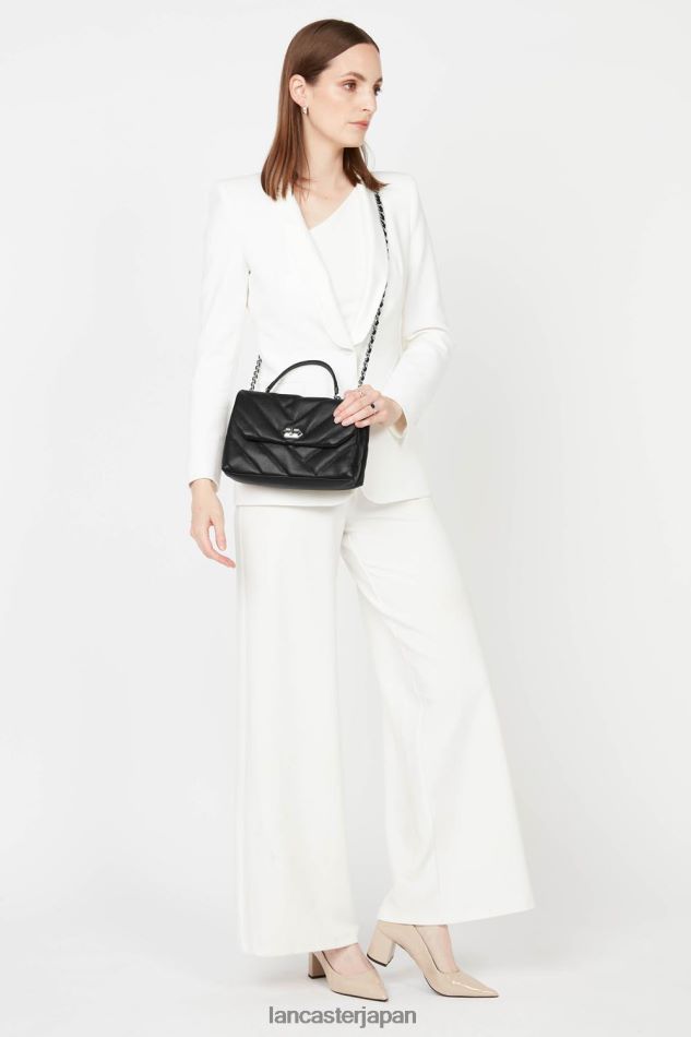 バッグ Lancaster Paris m クロスボディバッグ キャビア マトラッセ ノワール 女性 VB8ZLR2002