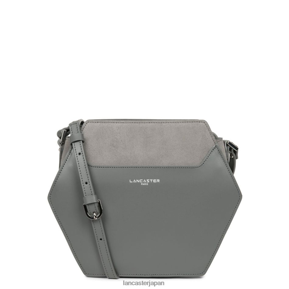 バッグ Lancaster Paris m クロスボディバッグ スムース ルーシュ グリ 女性 VB8ZLR2212