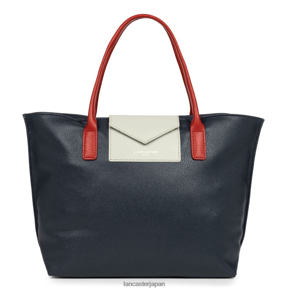 バッグ Lancaster Paris m ハンドバッグ マヤ 軽量 ブルー・フォンセ・グリ・クレール・ルージュ 女性 VB8ZLR2802