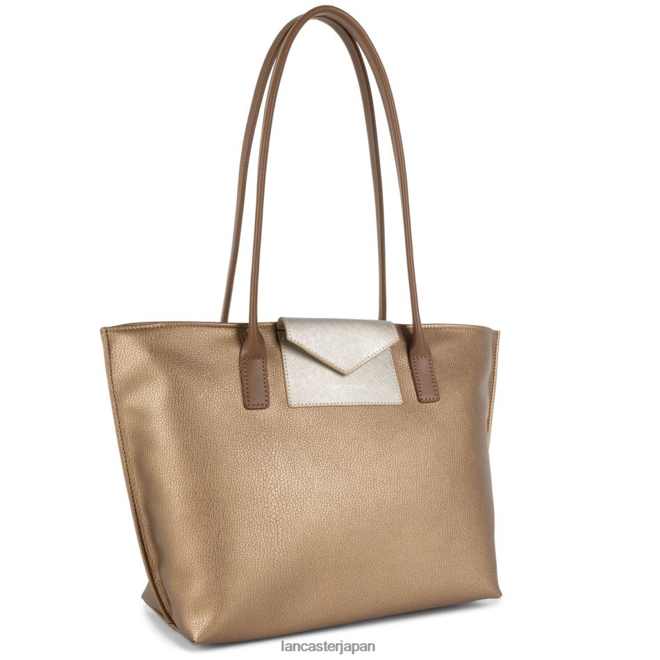 バッグ Lancaster Paris m トートバッグ マヤ キュイヴル・シャンパーニュ・ヴィゾン 女性 VB8ZLR2835