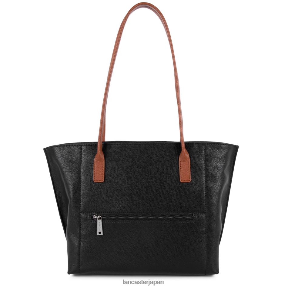 バッグ Lancaster Paris m トートバッグ マヤ ノワール・ガレ・ローズ・コニャック 女性 VB8ZLR2836