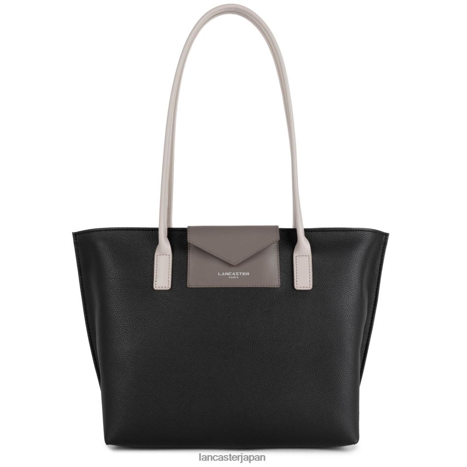 バッグ Lancaster Paris m トートバッグ マヤ ノワール トープ ガレ ローズ 女性 VB8ZLR2837