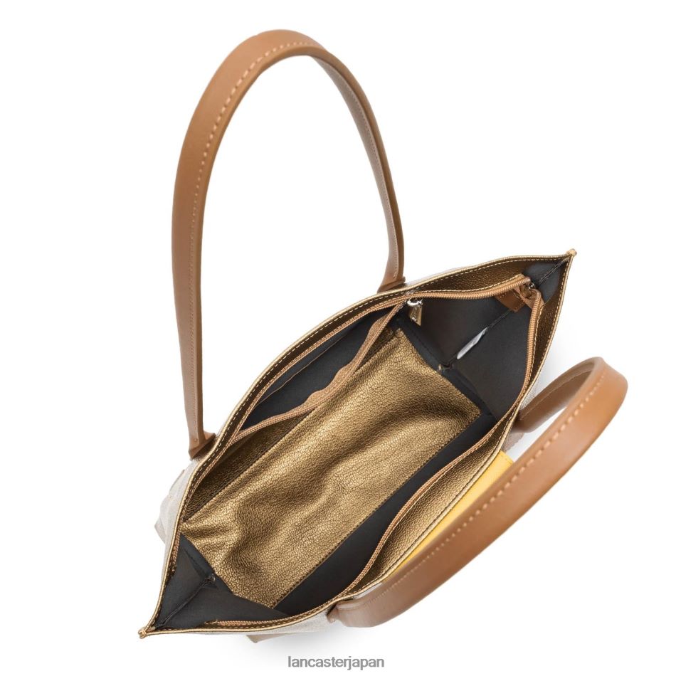 バッグ Lancaster Paris m トートバッグ マヤ ブロンズ-ジョーヌ-キャメル 女性 VB8ZLR2838