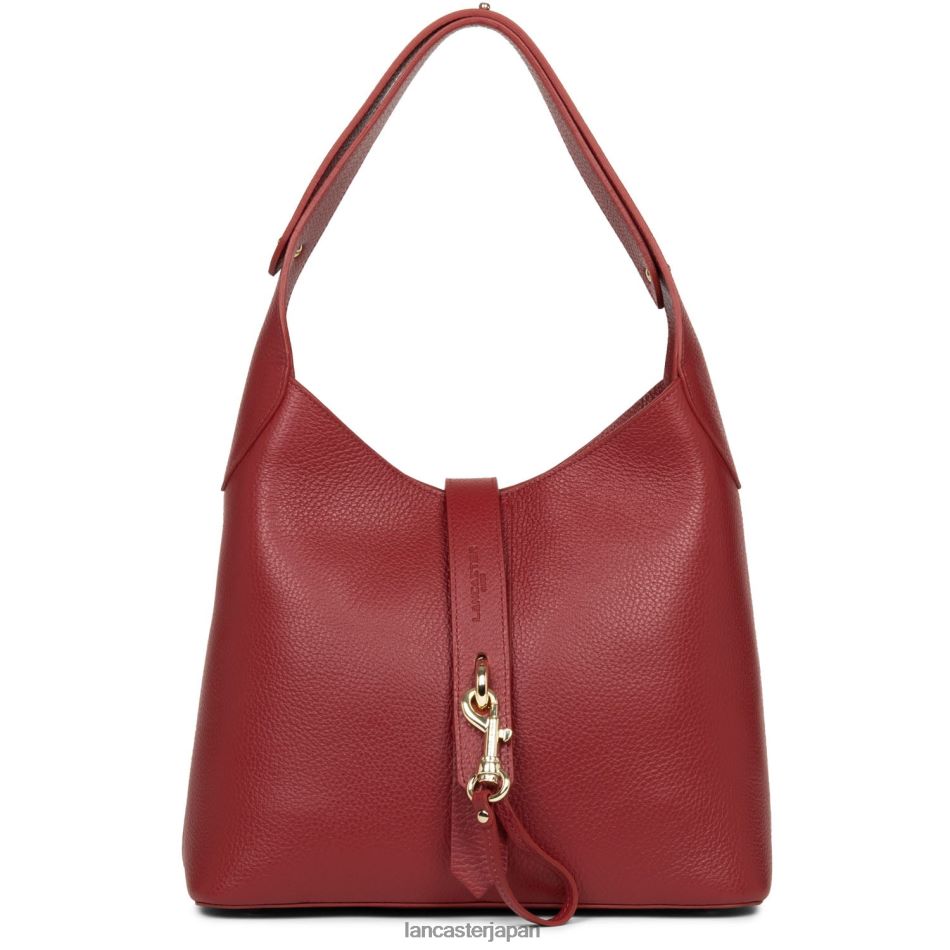 バッグ Lancaster Paris m ホーボーバッグ フーロン ダブルフック カーミン・イン・ブラッシュ 女性 VB8ZLR2947