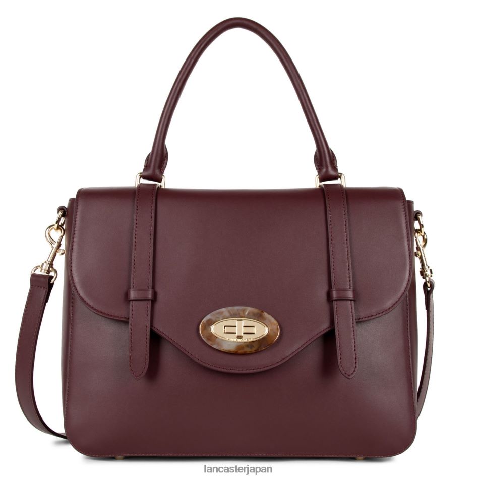 バッグ Lancaster Paris m ハンドバッグ マーブルタッチ ボルドー 女性 VB8ZLR3357
