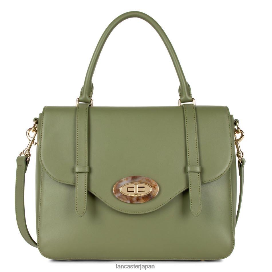 バッグ Lancaster Paris m ハンドバッグ マーブルタッチ オリーブ 女性 VB8ZLR3359