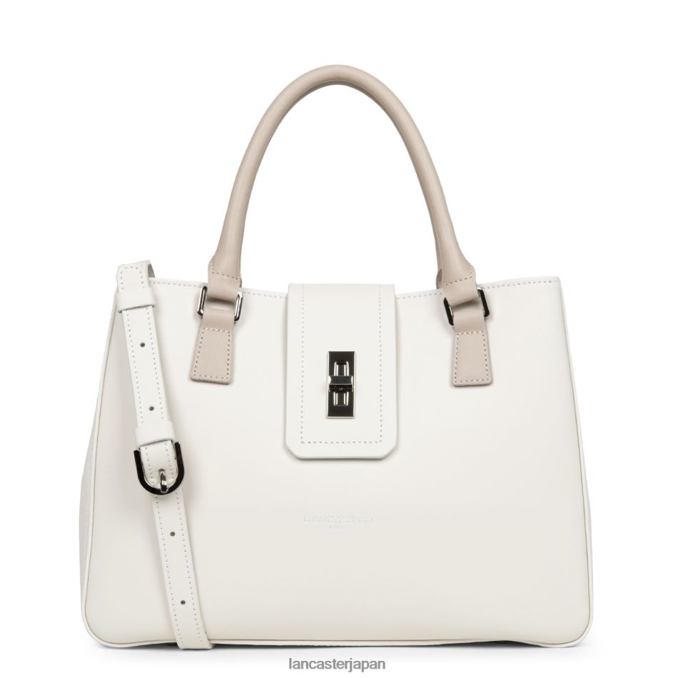 バッグ Lancaster Paris mトートバッグシティ前 エクリュガレ ローズ 女性 VB8ZLR3595