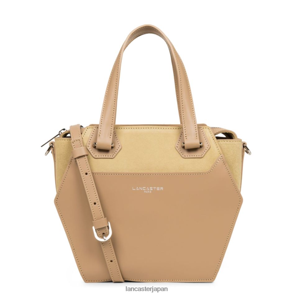 バッグ Lancaster Paris m ハンドバッグ スムース ルーシュ 自然 女性 VB8ZLR3664