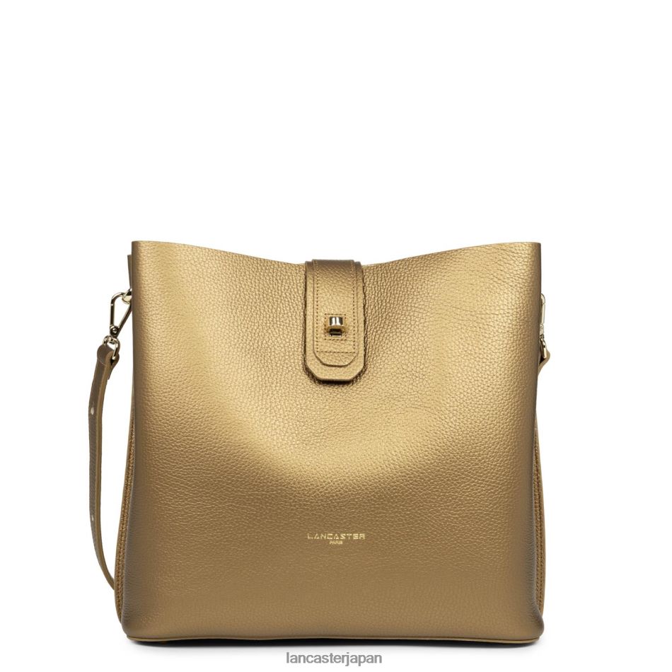 バッグ Lancaster Paris m バケットバッグ フーロンヌ ダブル 自然界のゴールド 女性 VB8ZLR4151