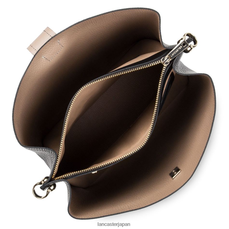 バッグ Lancaster Paris m バケットバッグ フーロンヌ ダブル ノワール・イン・ヌード 女性 VB8ZLR4153