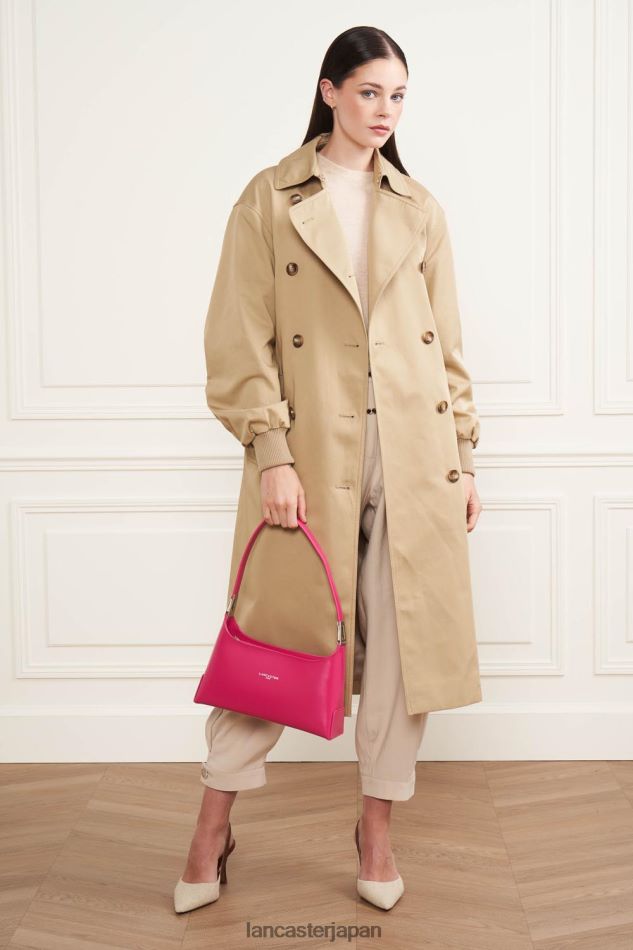 バッグ Lancaster Paris m バゲットバッグ スワーブエース フクシア 女性 VB8ZLR446