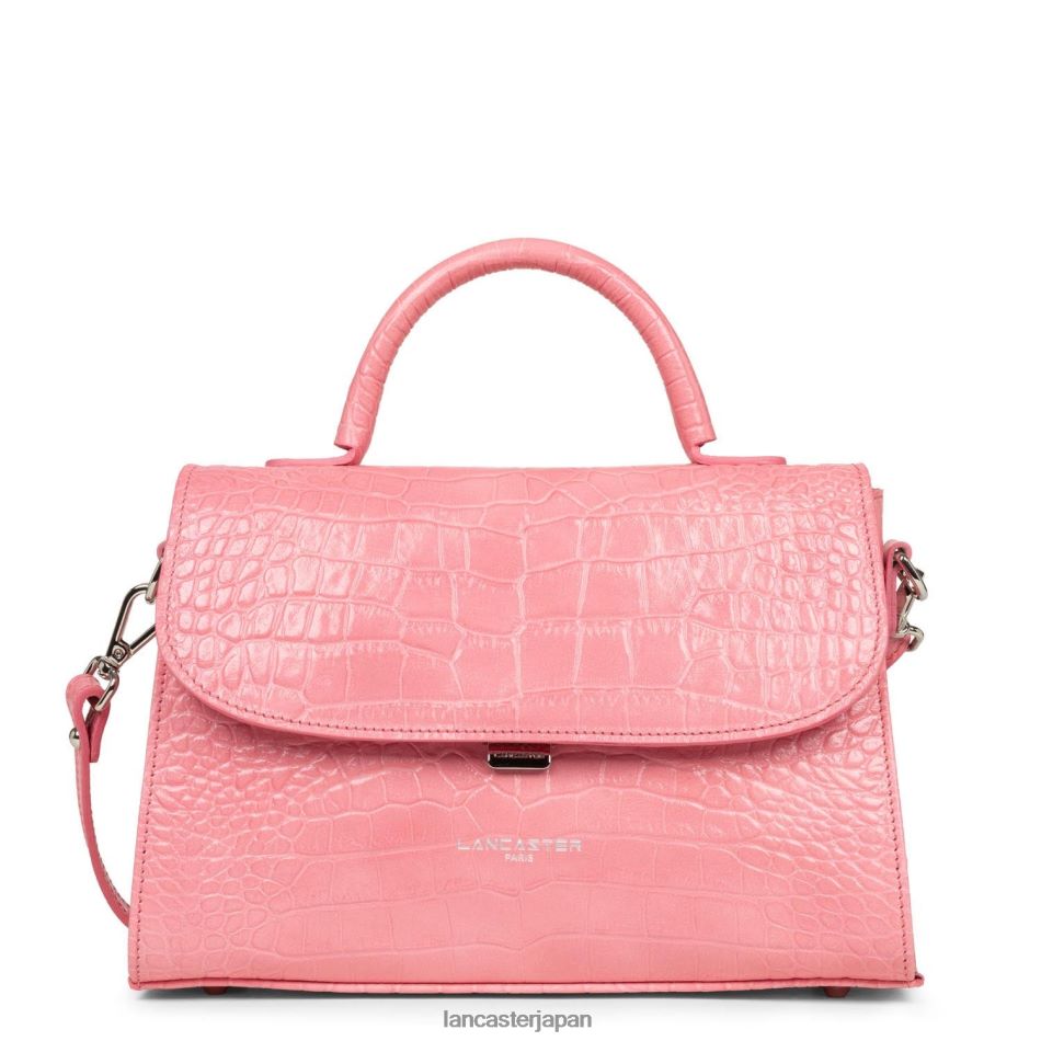 バッグ Lancaster Paris m ハンドバッグ エキゾチック レザード & クロコ fr 薔薇 女性 VB8ZLR2461