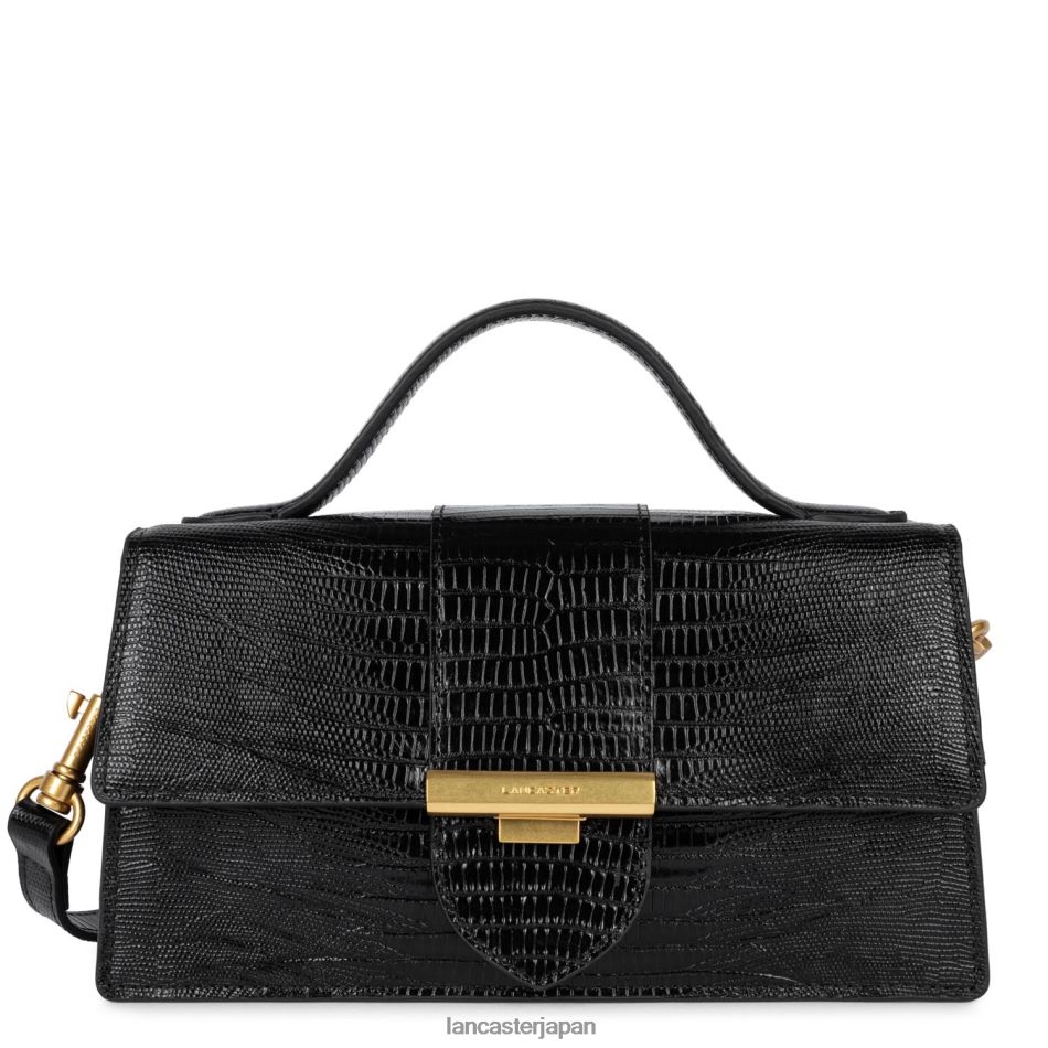 バッグ Lancaster Paris m バゲットバッグ エキゾチック ily ノワール・レザール 女性 VB8ZLR1285