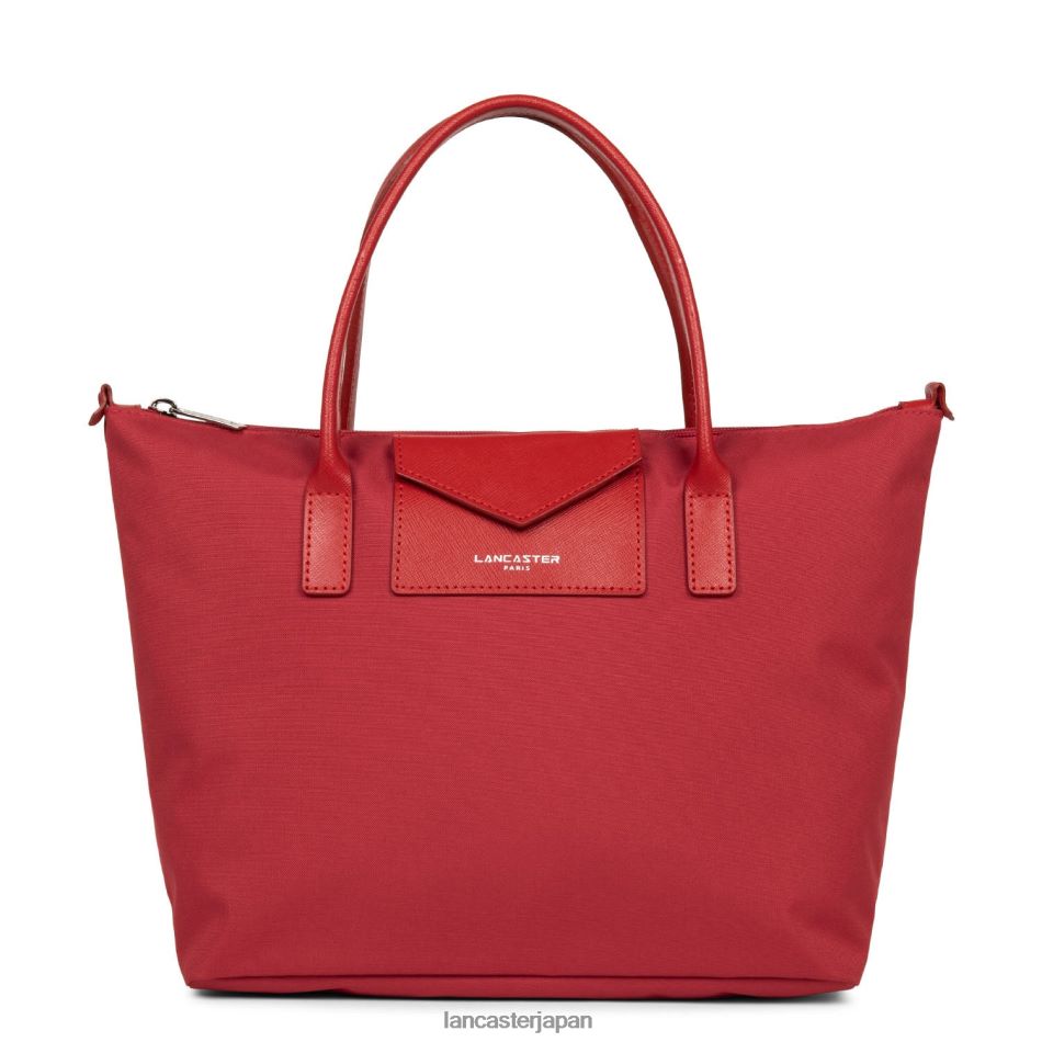 バッグ Lancaster Paris m トートバッグ スマート kba 新品 ルージュ 女性 VB8ZLR2688