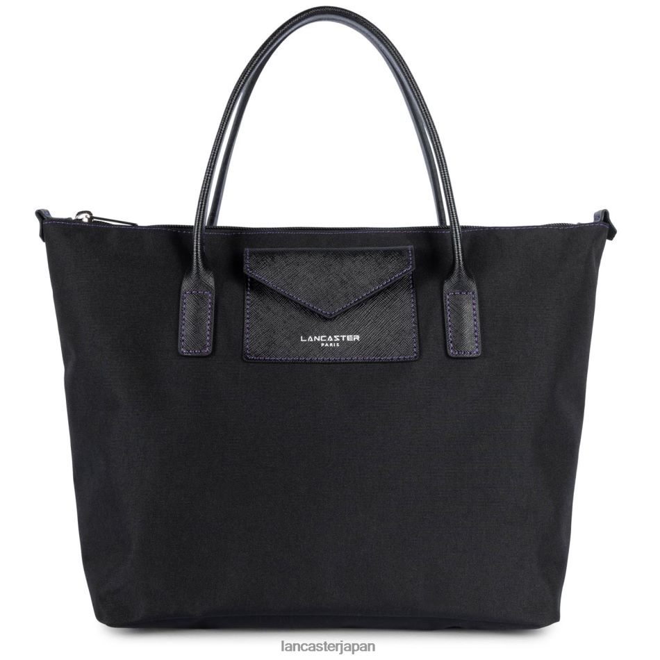 バッグ Lancaster Paris m トートバッグ スマート kba 新品 ノワールバイオレット 女性 VB8ZLR2700