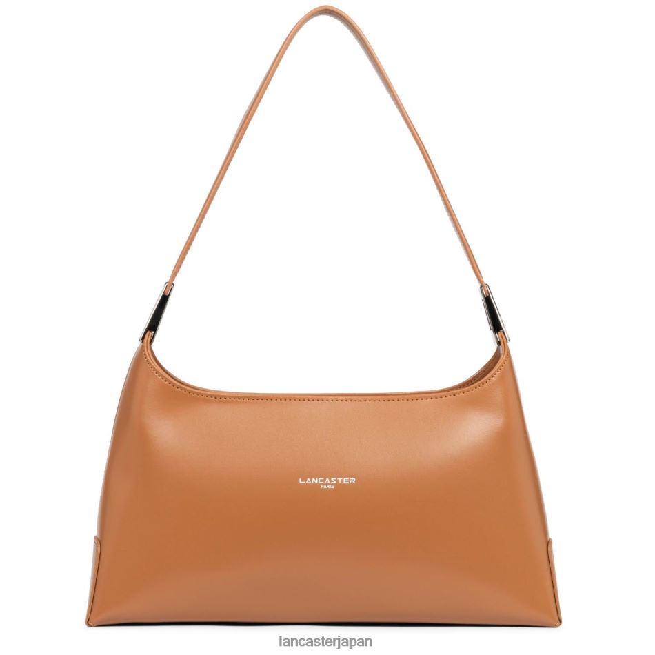 バッグ Lancaster Paris ラージバゲットバッグ suave ace キャメル 女性 VB8ZLR1280